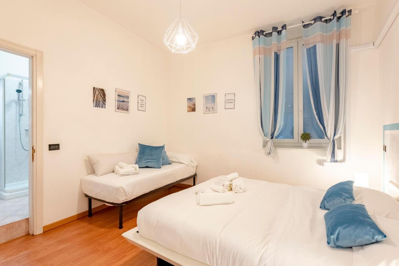 Mazzini 12, Elegant Central Apartment With Free Private Garage 800 M, Air Conditioning, Wi-Fi, Just 100 M From The Public Beach Rapallo Exterior foto