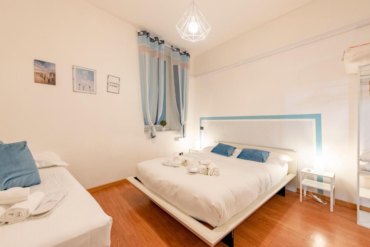 Mazzini 12, Elegant Central Apartment With Free Private Garage 800 M, Air Conditioning, Wi-Fi, Just 100 M From The Public Beach Rapallo Exterior foto