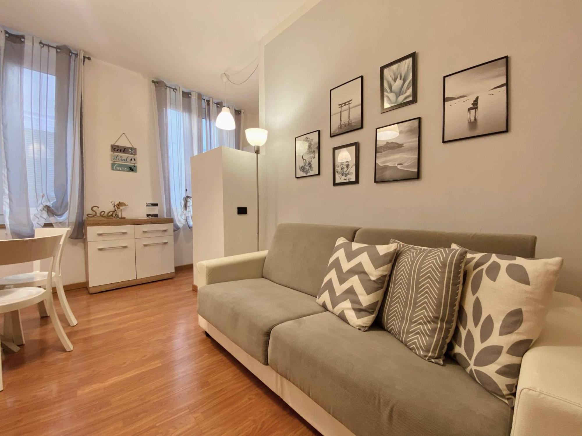 Mazzini 12, Elegant Central Apartment With Free Private Garage 800 M, Air Conditioning, Wi-Fi, Just 100 M From The Public Beach Rapallo Exterior foto